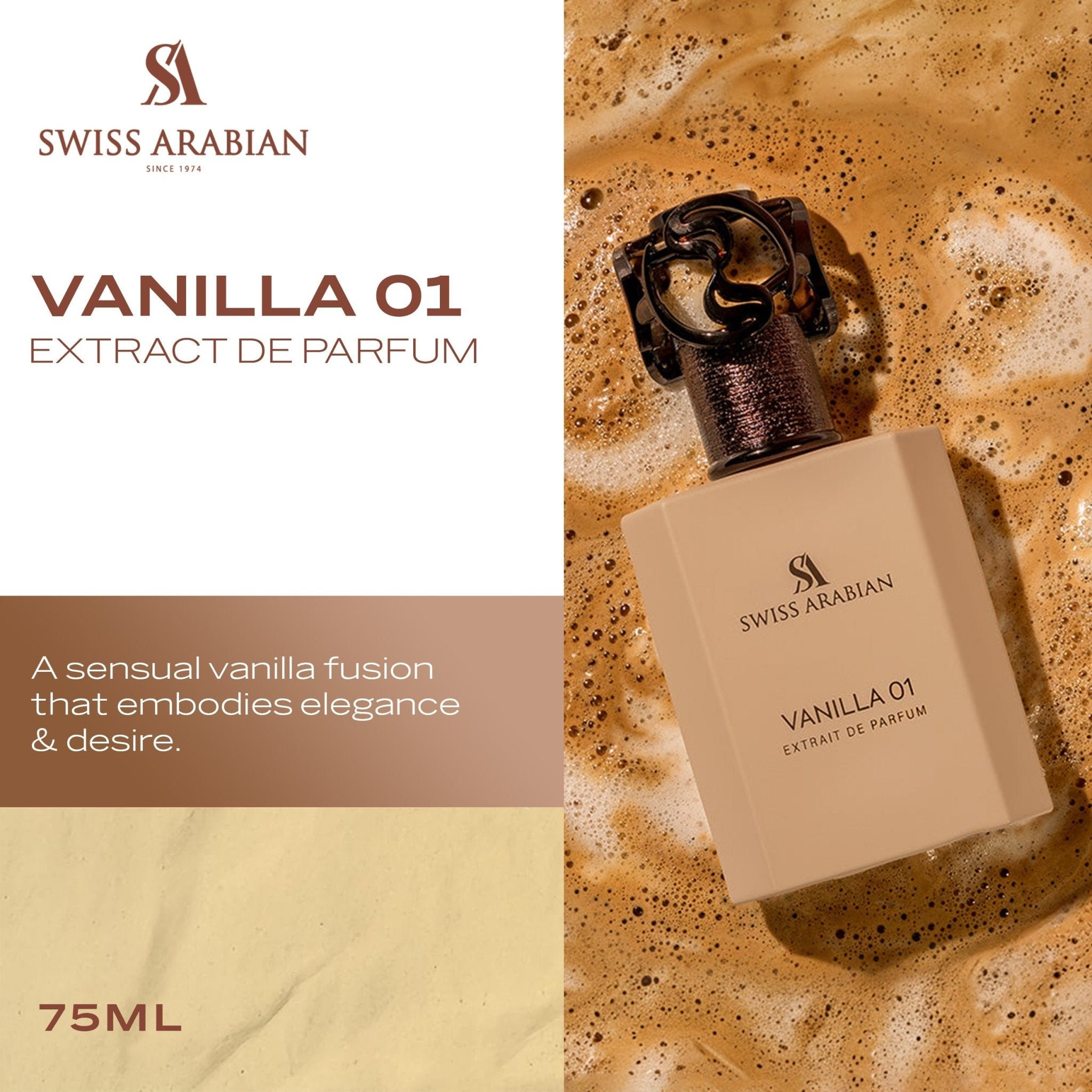 SWISS ARABIAN | VANILLA 01 | PERFUME | 50ML | NEW | - Image 3