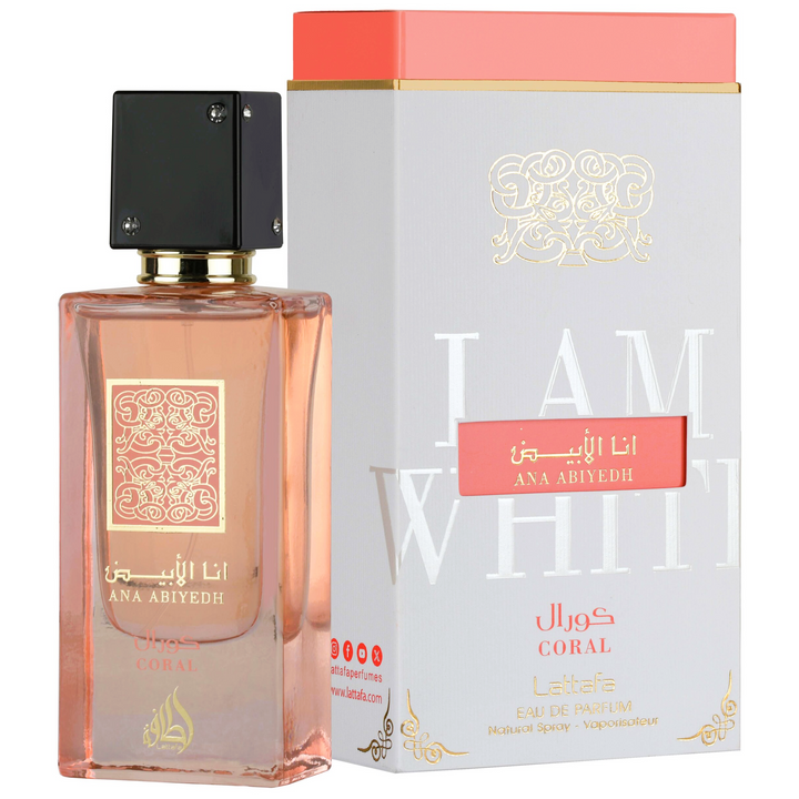 Ana Abiyedh CORAL by Lattafa Eau De Parfum 2.04oz/60ml Spray New With Box